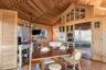 Kitchen Table facing Custom Hutch