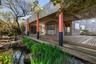 Pond in Garden facing Deck and back of house