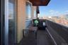 Balcony with a view of city