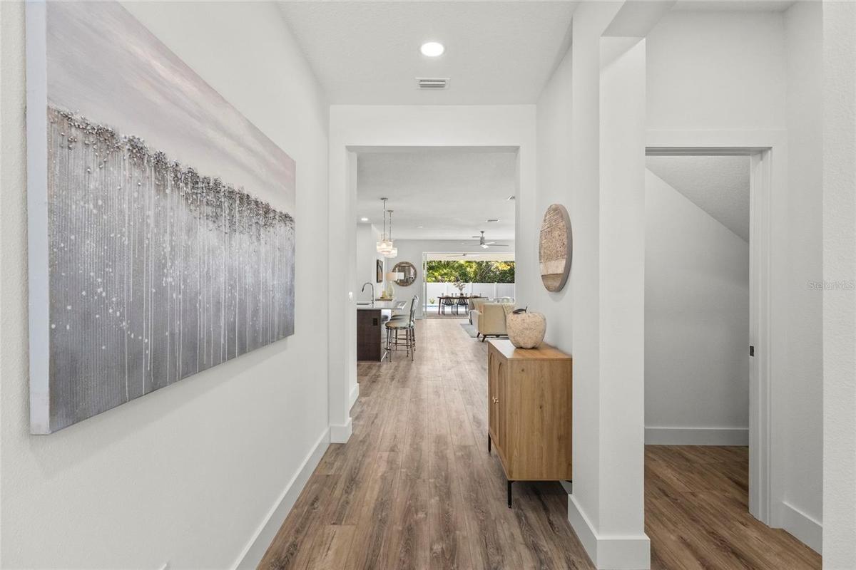Entry Foyer/ to the right under stair closet /storage