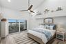 Primary Bedroom with Vaulted Ceiling