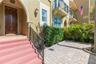 Gated front entry to home...