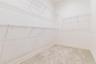 Walk-in closets are spacious