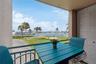 Balcony off the kitchen. Gorgeous view of John's Pass!