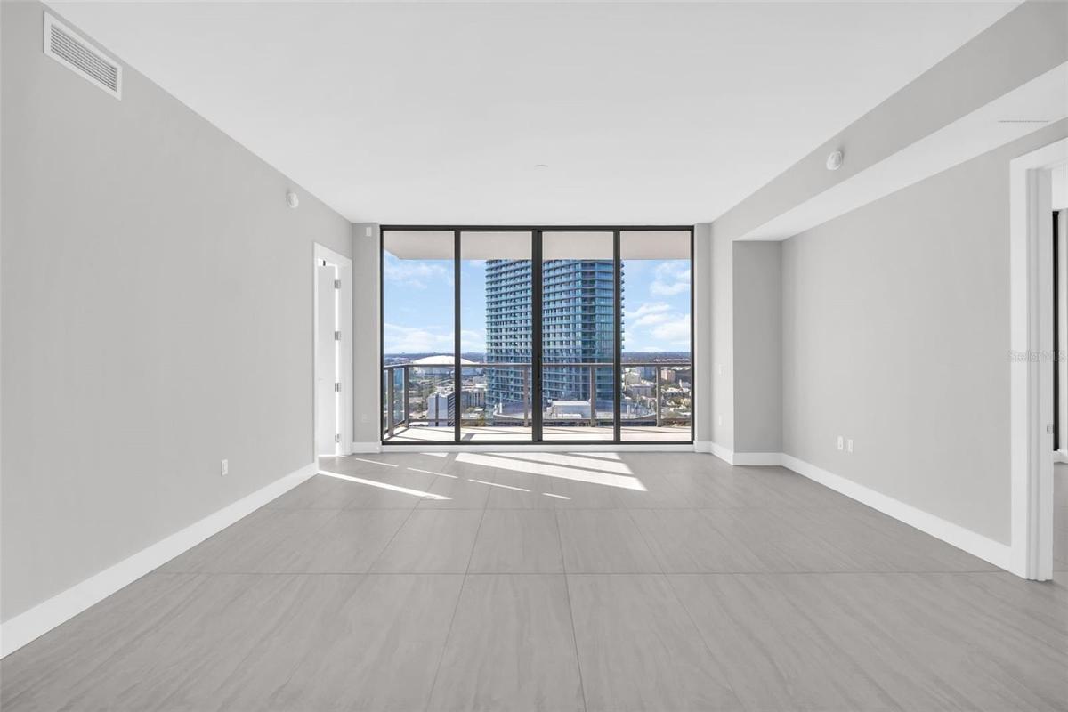 Floor-to-ceiling glass windows