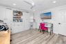 3rd bedroom used as workshop and now empty. Large and spacious