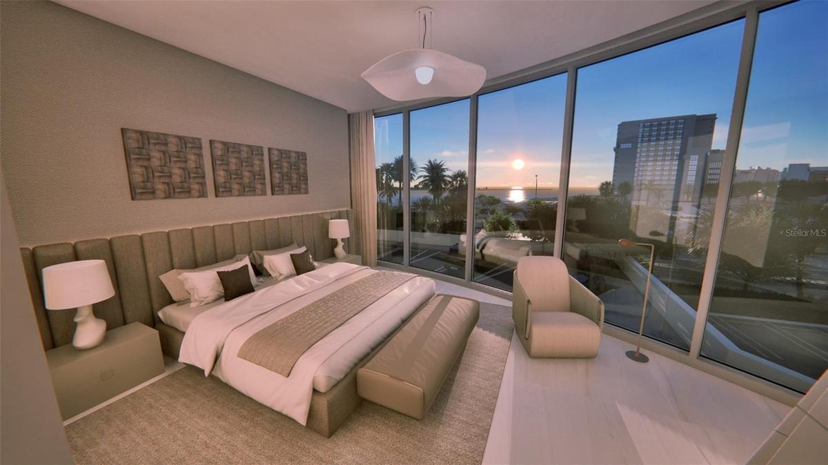 Primary Suite at Sunset - To Be Built