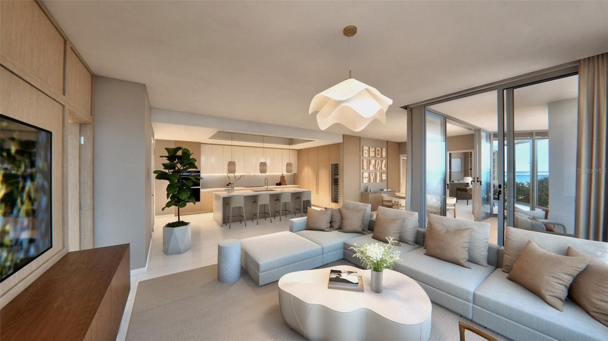 Living Room & Kitchen - To Be Built