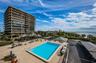 Heated pool overlooking the gulf