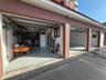 Pocket doors between first and second garage