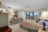 Sliding plantation shutters close over the sliding doors when needed