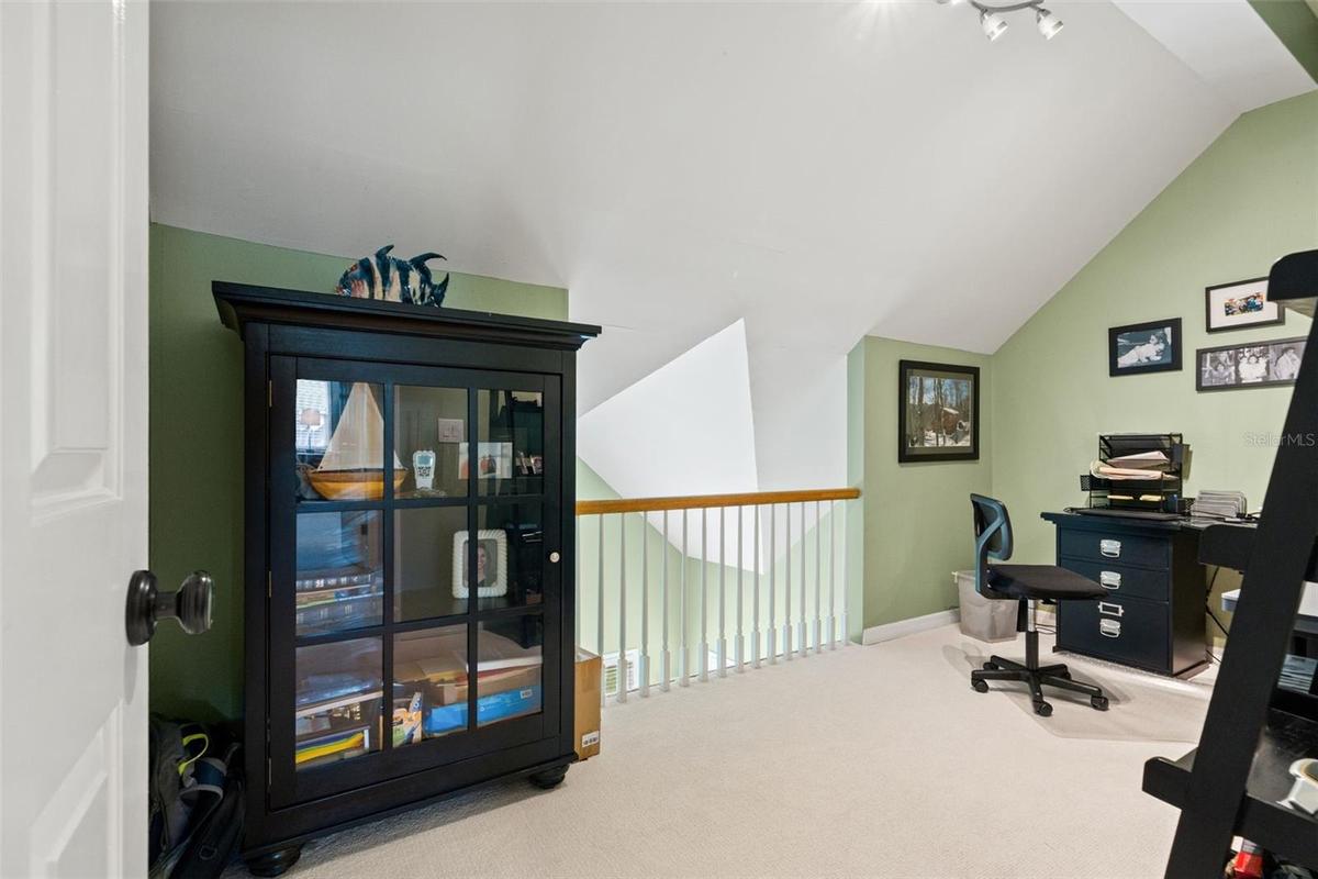 2nd floor office open to downstairs optional 5th bedroom