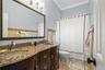ensuite bath with dual sinks