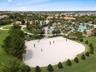 Resort volleyball courts