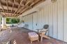 porch next to the garge