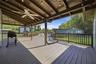 back porch headed toward pool and In law suite