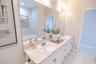 Dual sinks, soaking tub and separate shower- designed for comfort.
