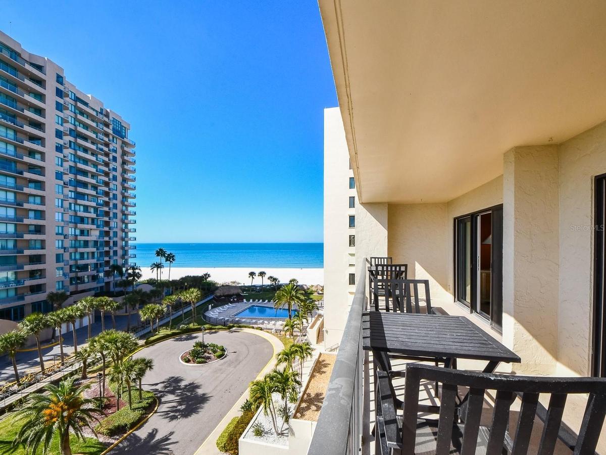 Views from the oversized balcony