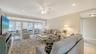 Floor to ceiling shades offer privacy and coziness.