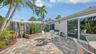 Fabulous, private fenced brick paver patio.