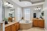 Separate Vanities and Jetted Tub