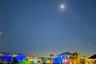 Taken from backyard - night shot of moon and stars
