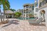 Backyard designed for year-round entertaining.