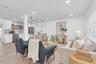 Open Dining and Living Layout