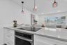 Cooktop and Stone Counter Space