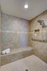 Large Walk-In Shower with Bench Seating