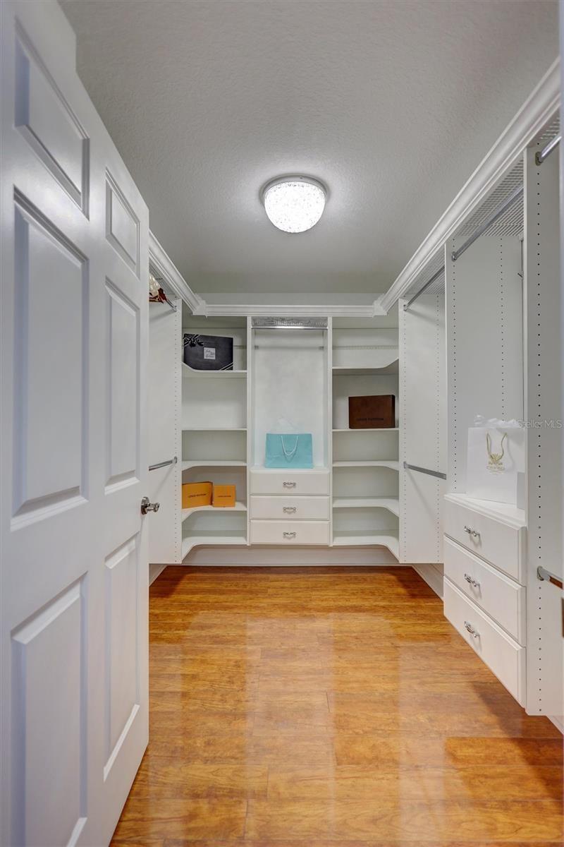 Walk-In Closet in Primary Bedroom