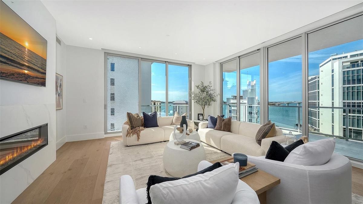 Living Room w/ Bay Views