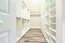 Her HUGE walk in closet