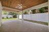 Covered backyard lanai