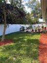 Relaxing or entertaining on large patio