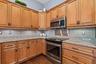 Kitchen with pull out drawers