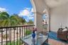 Balcony overlooking the community pool