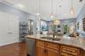 Kitchen with large closet pantry