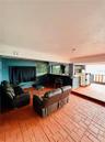 Bar seating area basement vacant