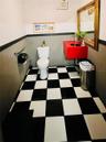Ladies bathroom restaurant
