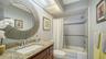 Remodeled guest bathroom.