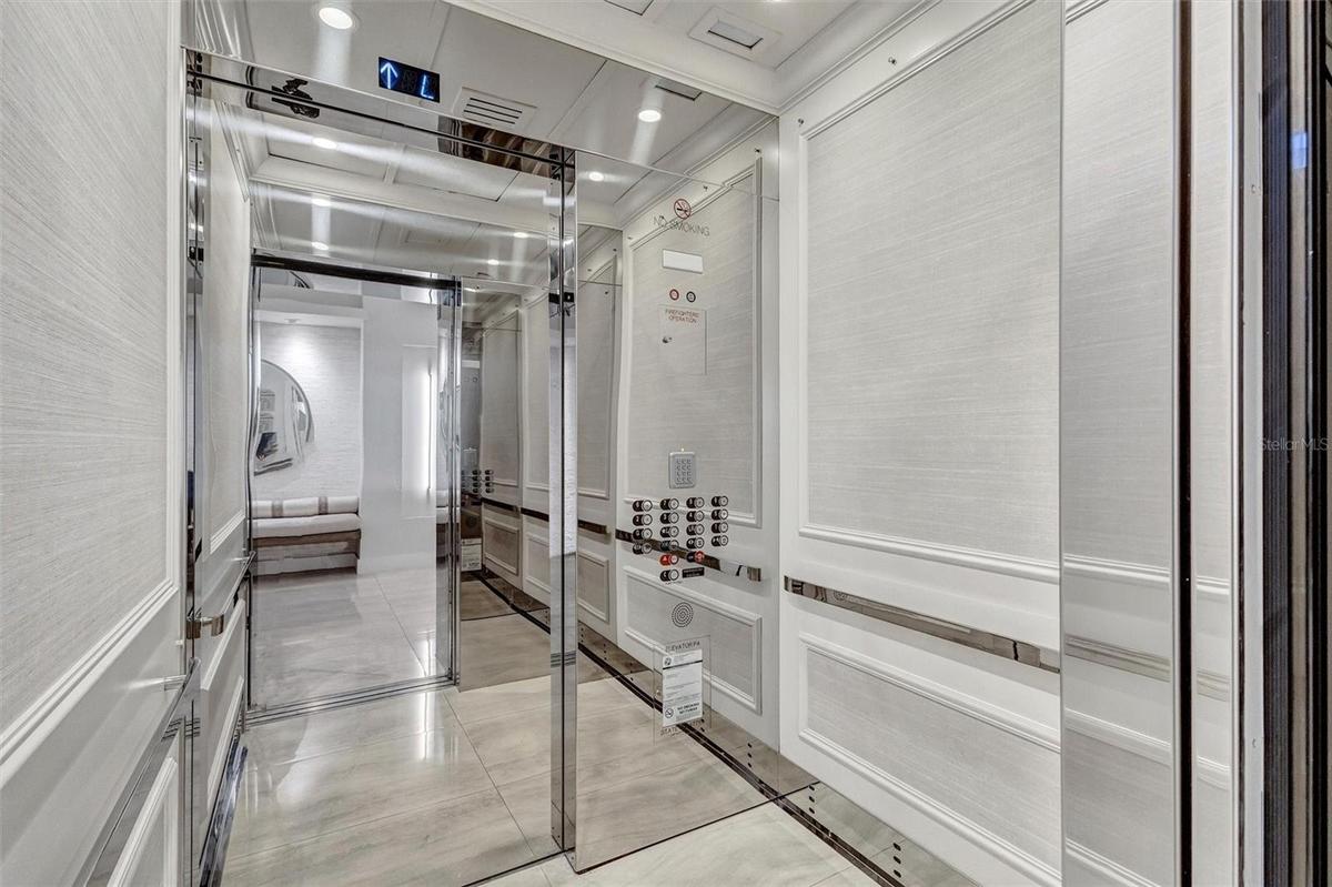 Grand Bay private Elevators right to your floor