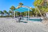 Remodeled Bay Isles Beach Club - New Beach Cabana's and barbecue set ups