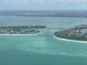 Aerial View of New Pass bridge connecting Longboat Key to Lido and Saint Armands key