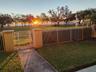 Sunrise from courtyard