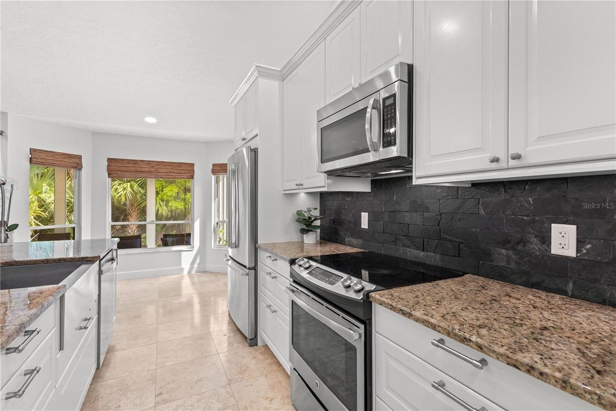 Kitchen featuring a cozy breakfast nook