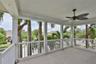 Covered second story balcony perfect for watching sunsets.