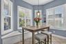 Eat in dining with bay window seating.
