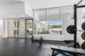 Fitness Room with View of Pool