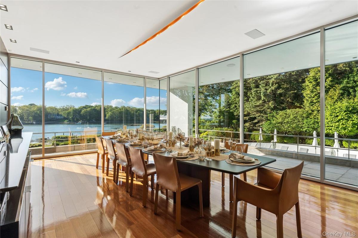 Formal Dining Room with Stunning Water Views